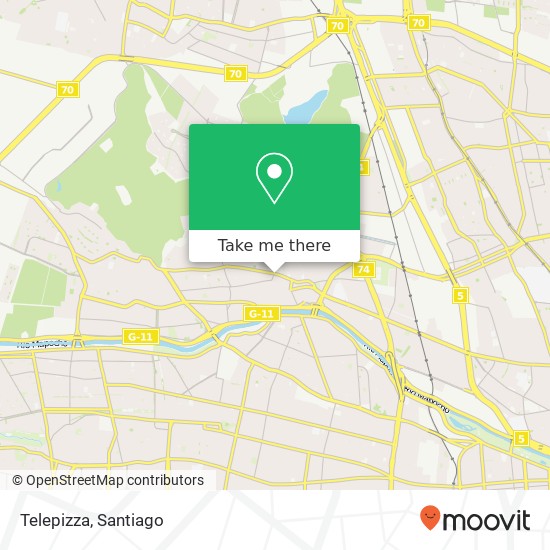 Telepizza map