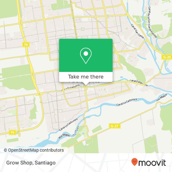 Mapa de Grow Shop