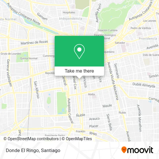 Donde El Ringo map