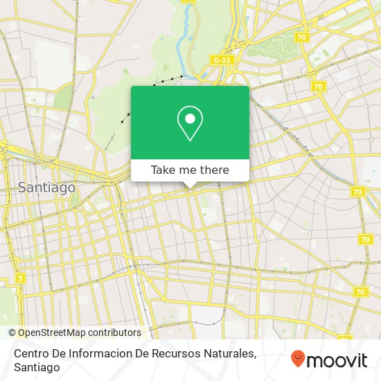 Centro De Informacion De Recursos Naturales map