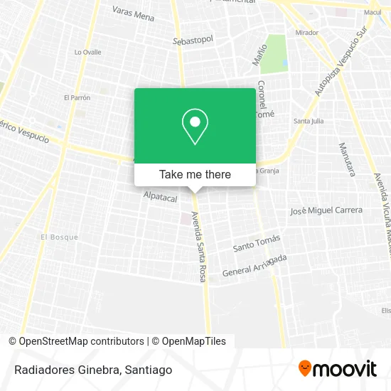 Radiadores Ginebra map