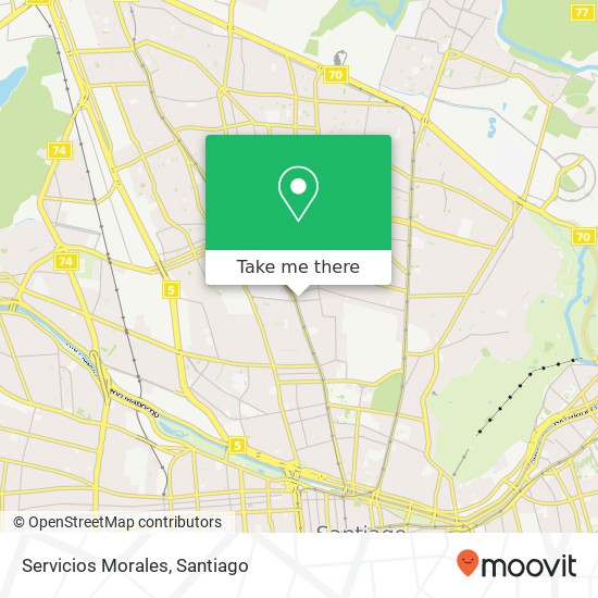 Servicios Morales map