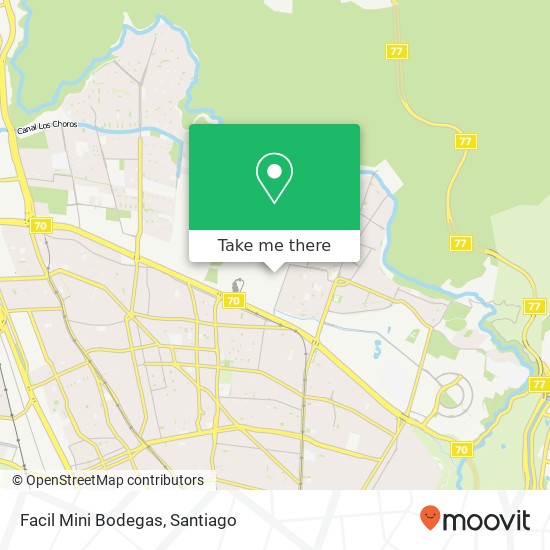 Facil Mini Bodegas map