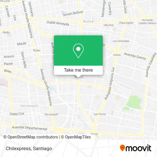 Chilexpress map
