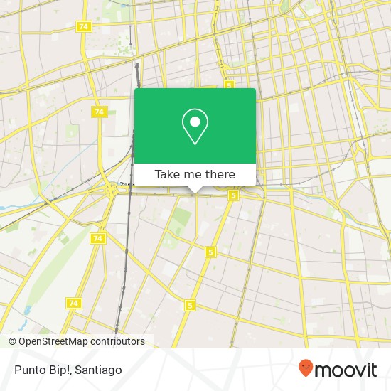 Punto Bip! map