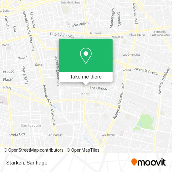 Starken map