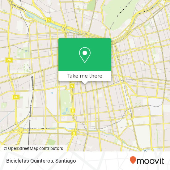 Bicicletas Quinteros map