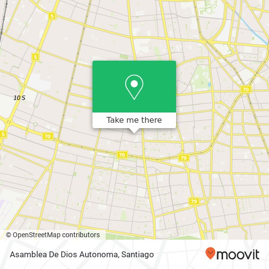 Asamblea De Dios Autonoma map