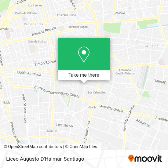 Liceo Augusto D'Halmar map