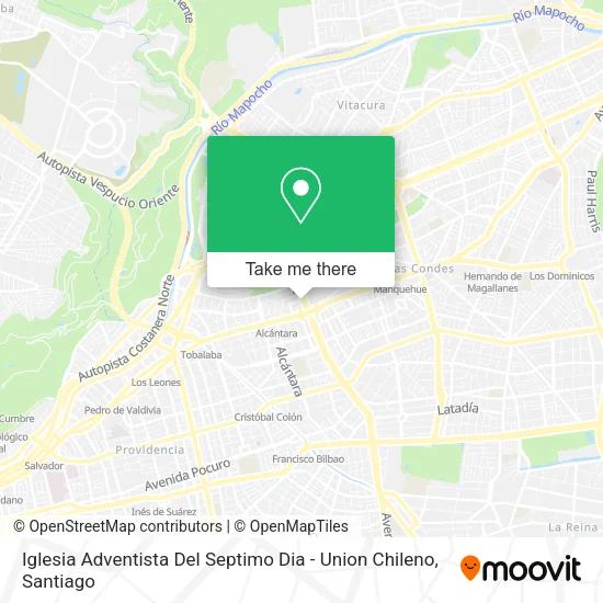 Iglesia Adventista Del Septimo Dia - Union Chileno map