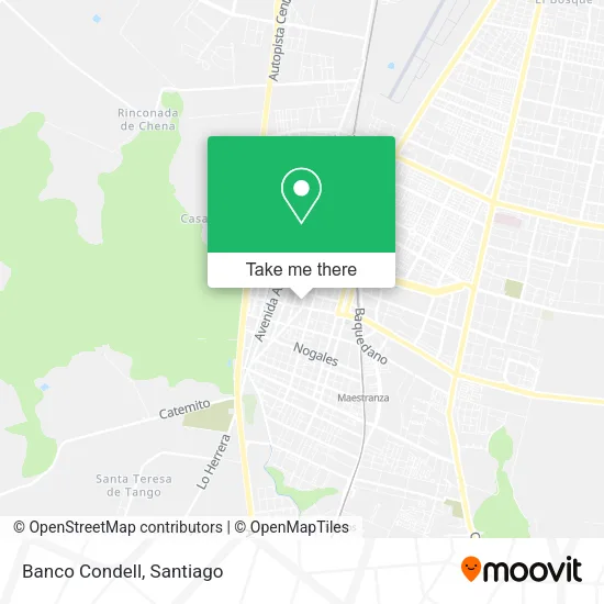 Banco Condell map