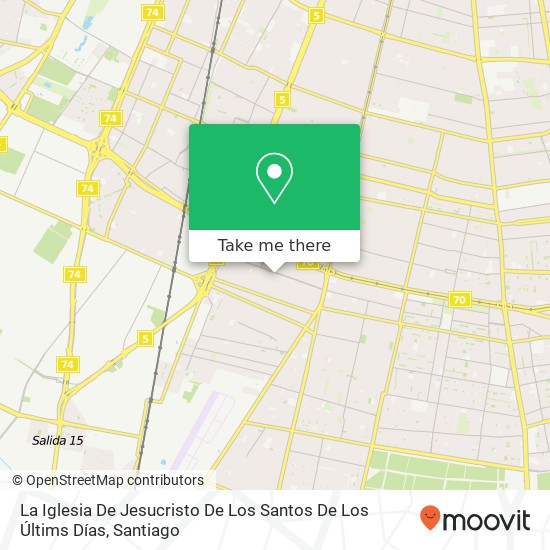 La Iglesia De Jesucristo De Los Santos De Los Últims Días map