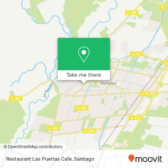 Restaurant Las Puertas Cafe map