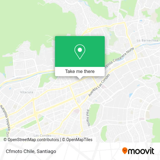 Cfmoto Chile map