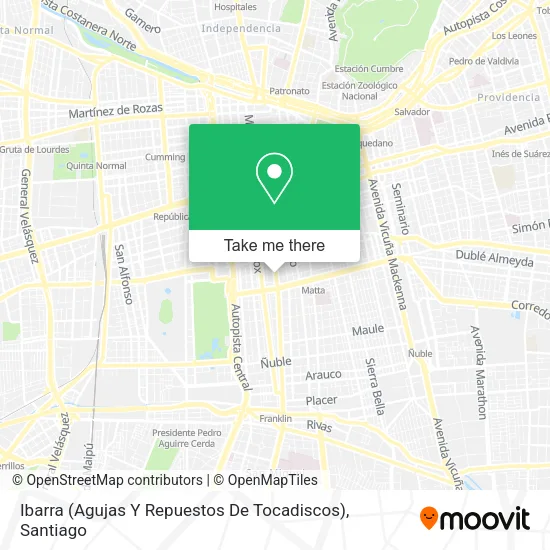 Ibarra (Agujas Y Repuestos De Tocadiscos) map