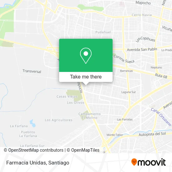 Farmacia Unidas map