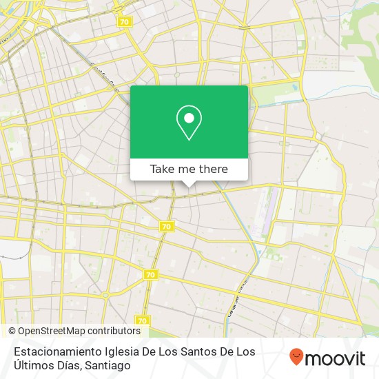 Estacionamiento Iglesia De Los Santos De Los Últimos Días map