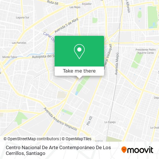 Centro Nacional De Arte Contemporáneo De Los Cerrillos map