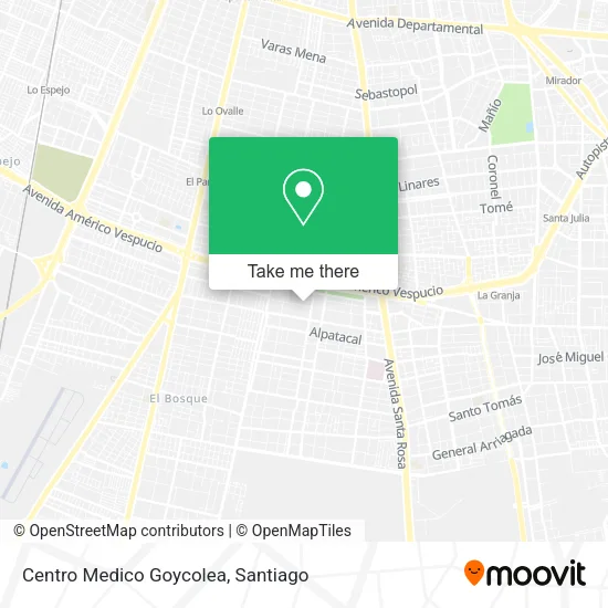 Centro Medico Goycolea map
