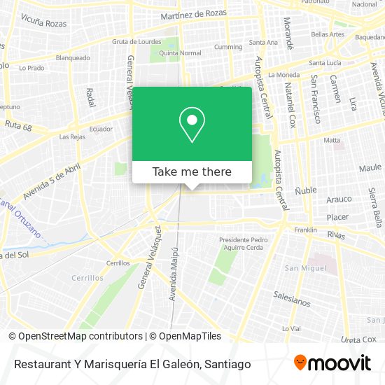 Restaurant Y Marisquería El Galeón map