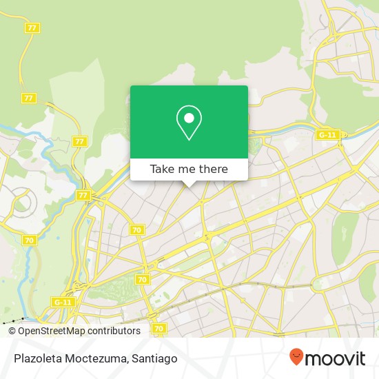 Plazoleta Moctezuma map