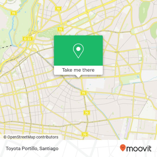 Toyota Portillo map