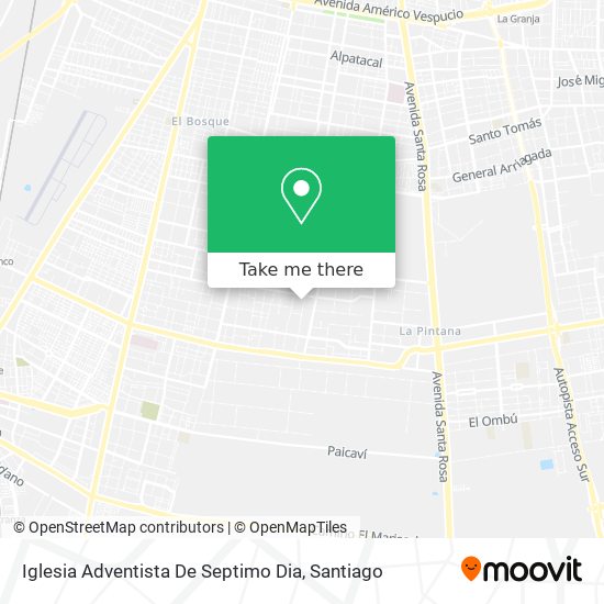 Iglesia Adventista De Septimo Dia map