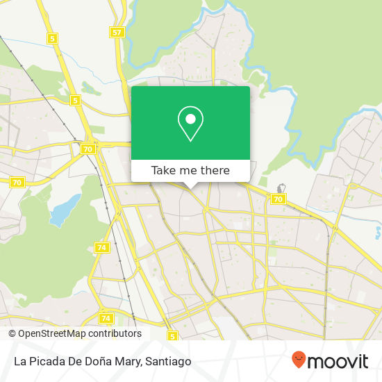 La Picada De Doña Mary map