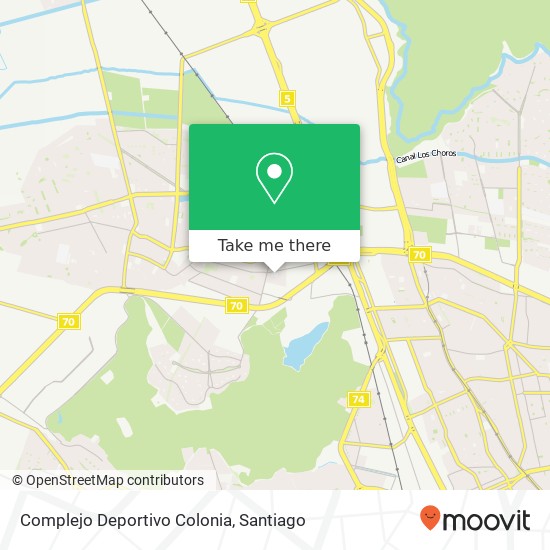 Complejo Deportivo Colonia map