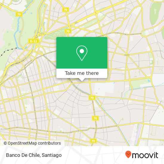 Banco De Chile map