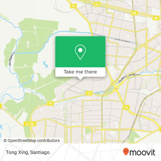Mapa de Tong Xing