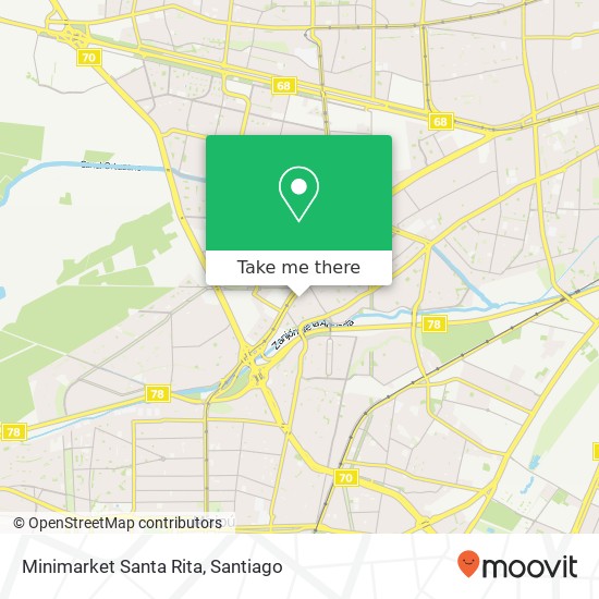 Minimarket Santa Rita map