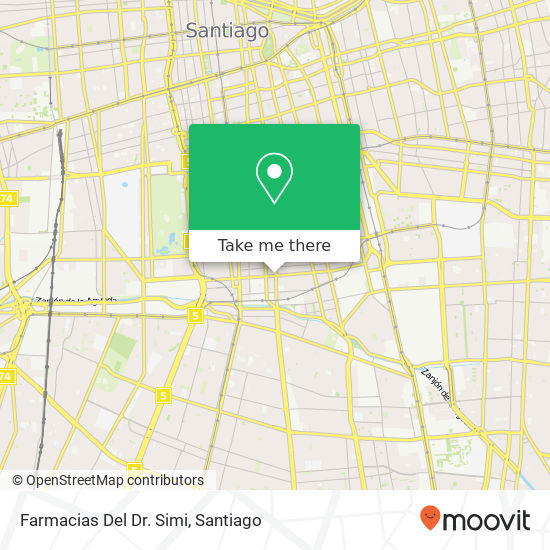 Farmacias Del Dr. Simi map