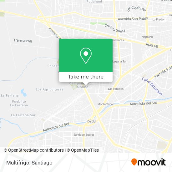 Mapa de Multifrigo