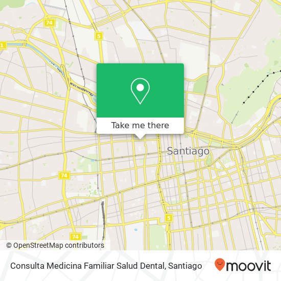 Consulta Medicina Familiar Salud Dental map