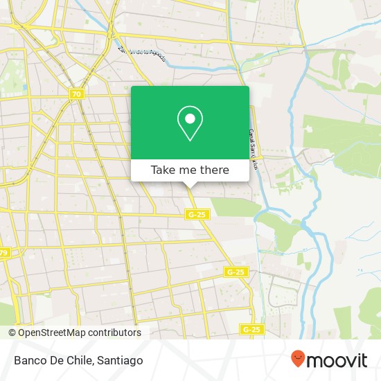 Banco De Chile map