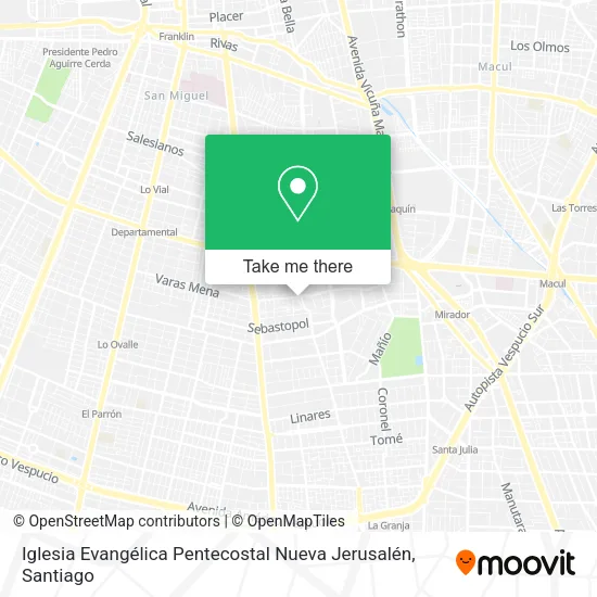 Iglesia Evangélica Pentecostal Nueva Jerusalén map
