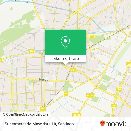 Supermercado Mayorista 10 map