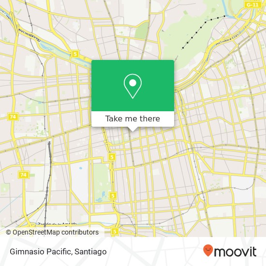 Mapa de Gimnasio Pacific