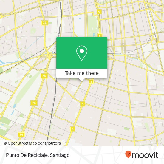 Punto De Reciclaje map