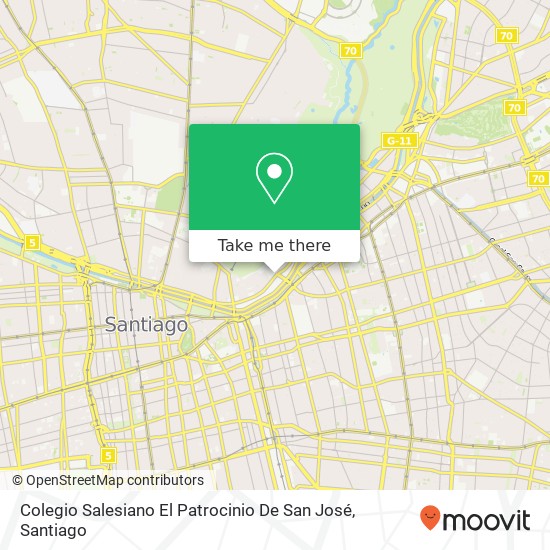 Colegio Salesiano El Patrocinio De San José map