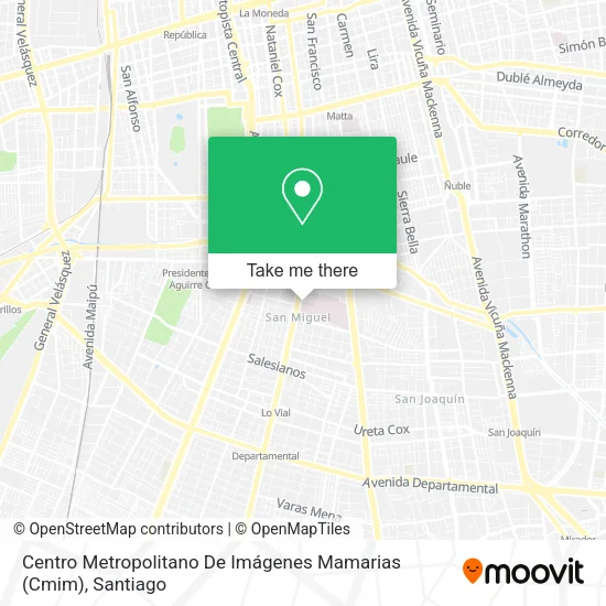 Centro Metropolitano De Imágenes Mamarias (Cmim) map