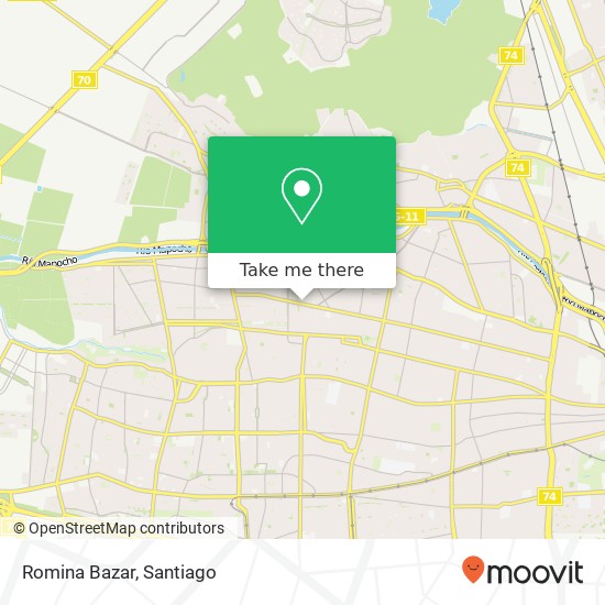 Romina Bazar map