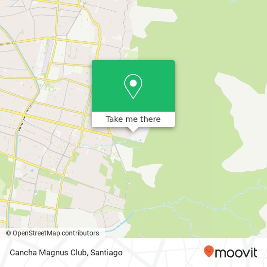 Cancha Magnus Club map