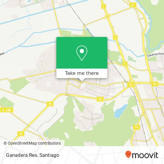 Ganadera Res map