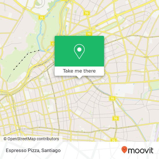 Mapa de Espresso Pizza