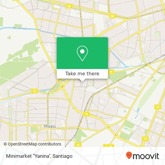 Minimarket "Yanina" map