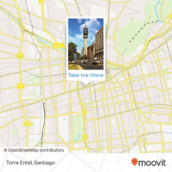 Torre Entel map