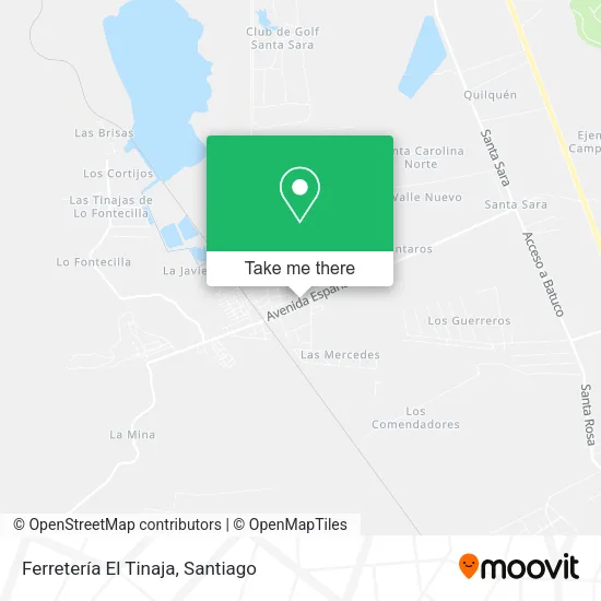 Ferretería El Tinaja map