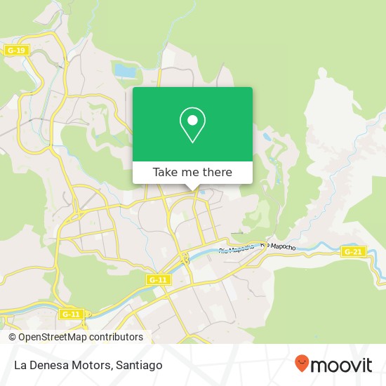 La Denesa Motors map